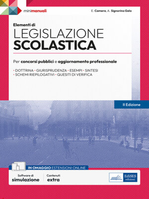 cover image of Legislazione scolastica